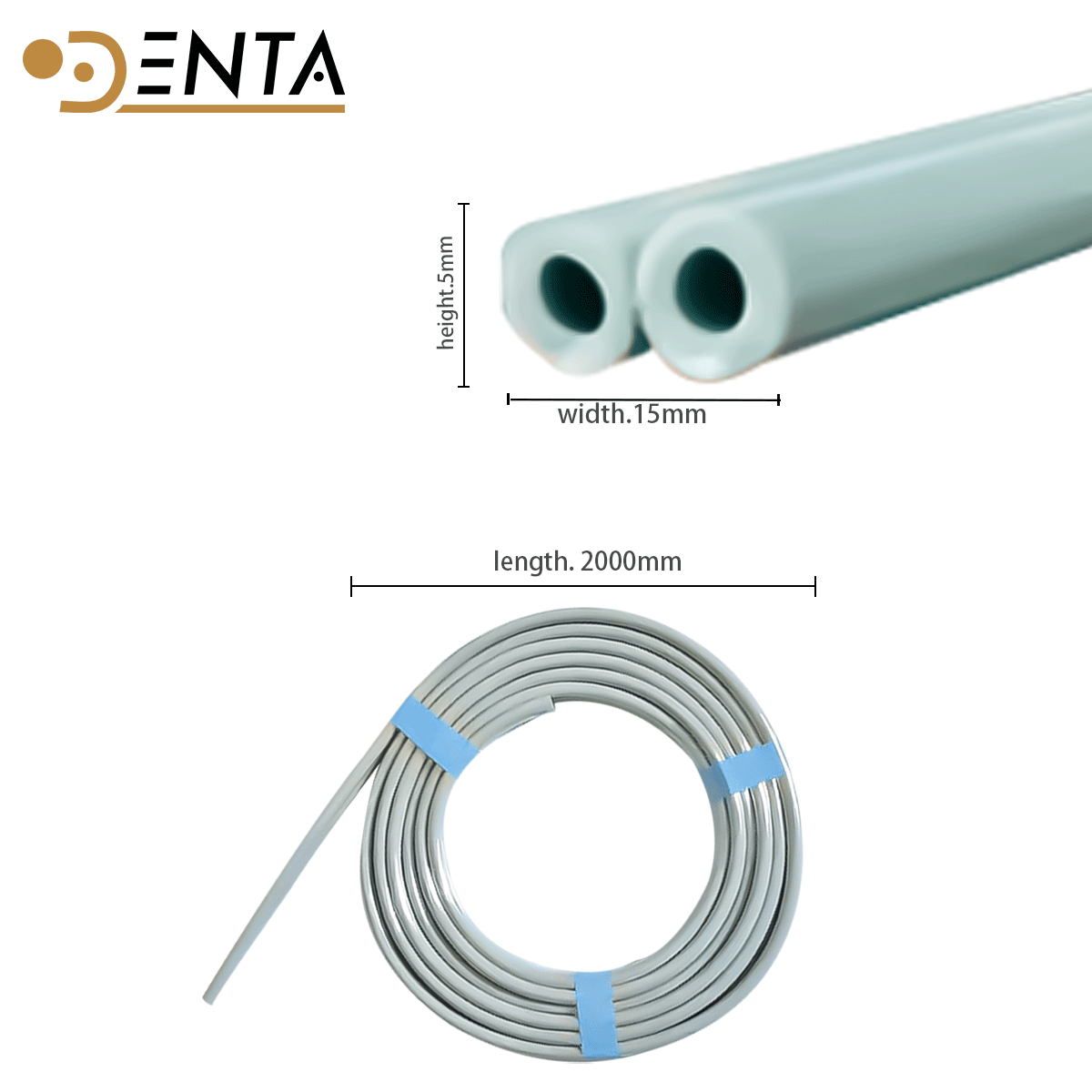 2M 2 Hole Dental Tubing Hose C - Dental Chair Unit 评论和价格